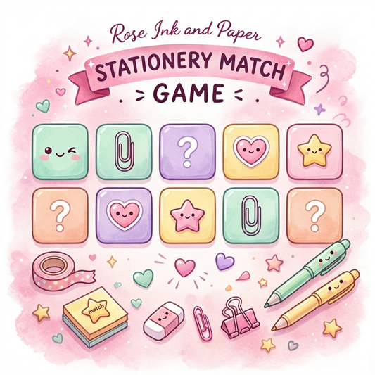 Stationery Match Game