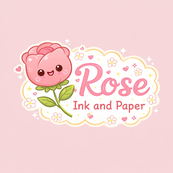 Rose Ink and Paper
